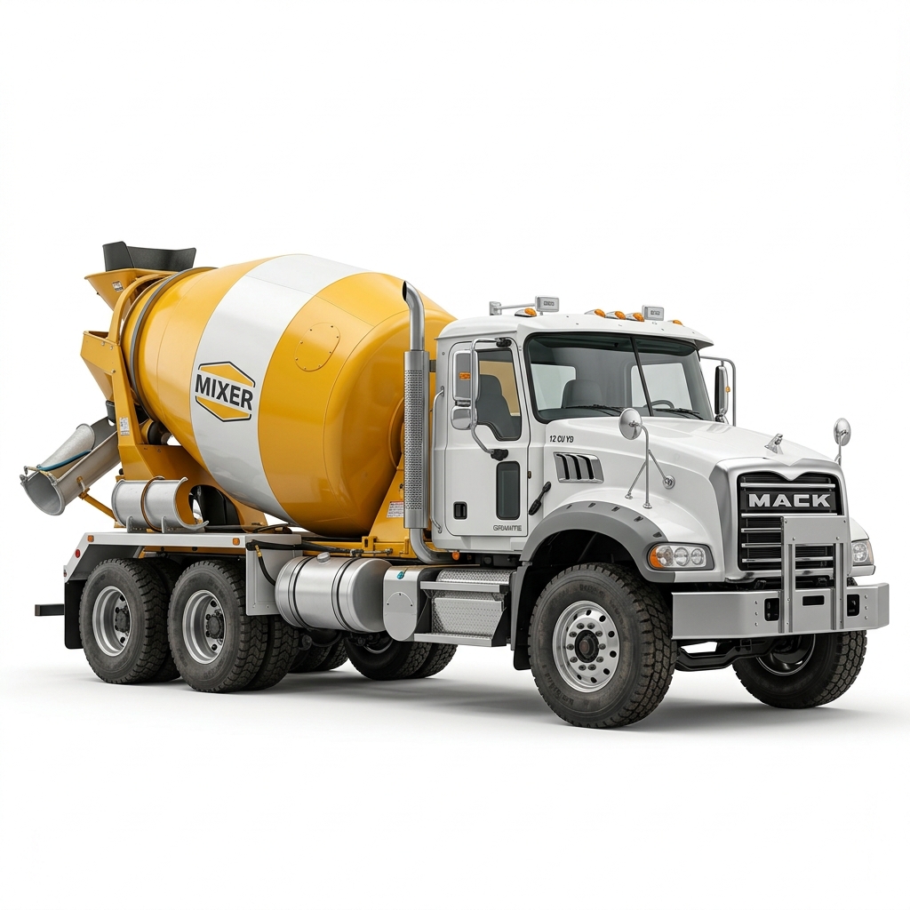Concrete Transit Mixer Truck